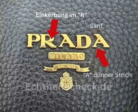 prada artikelnummer prüfen|Prada logo.